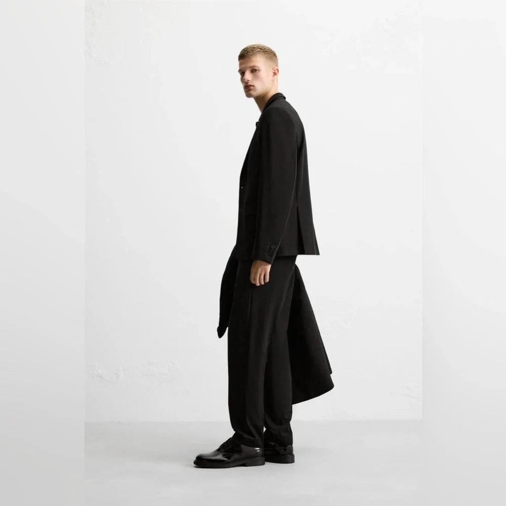 Zara COMFORT SUIT JACKET Size 42